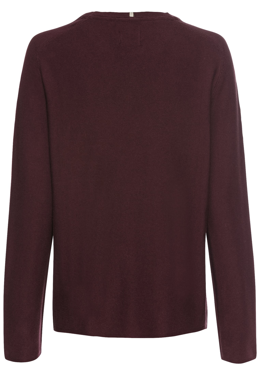 Rundhals Sweatshirt aus reiner Baumwolle