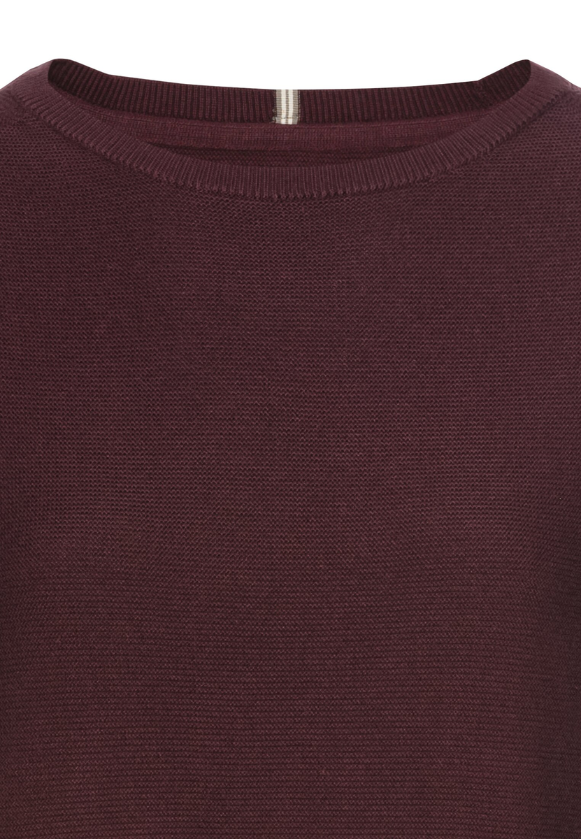 Rundhals Sweatshirt aus reiner Baumwolle