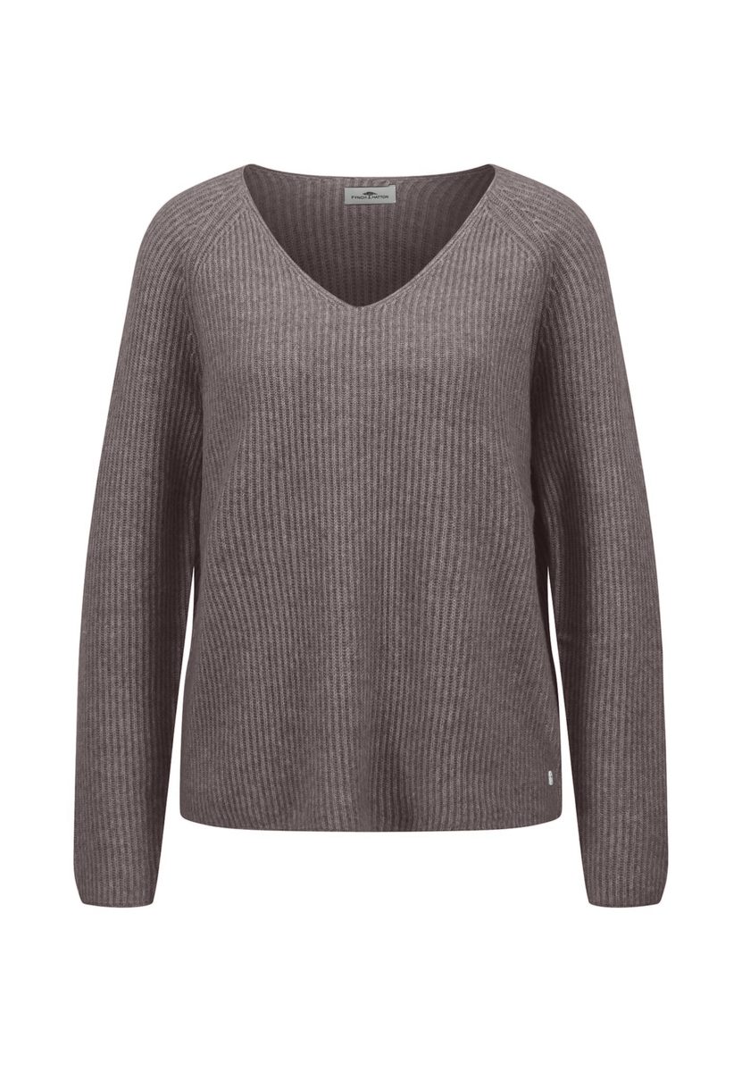 PULLOVER V-NECK MELANGE*RWS