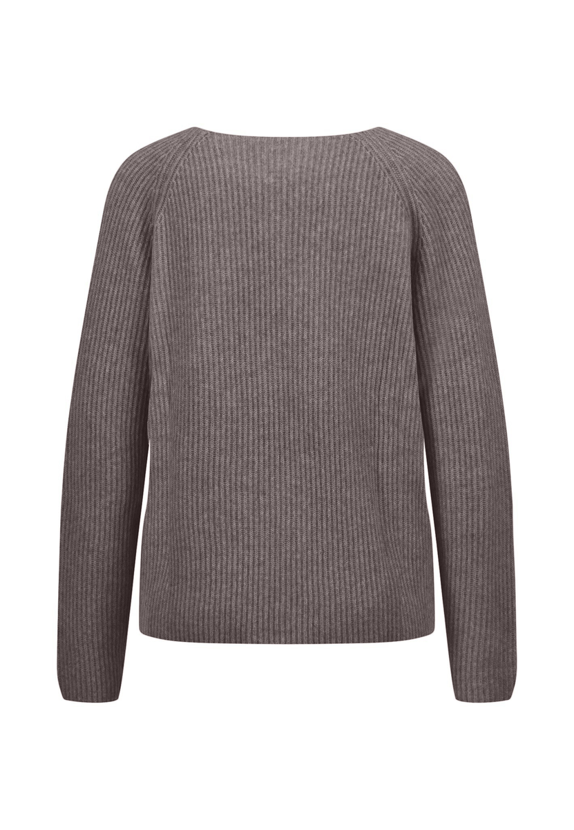 PULLOVER V-NECK MELANGE*RWS