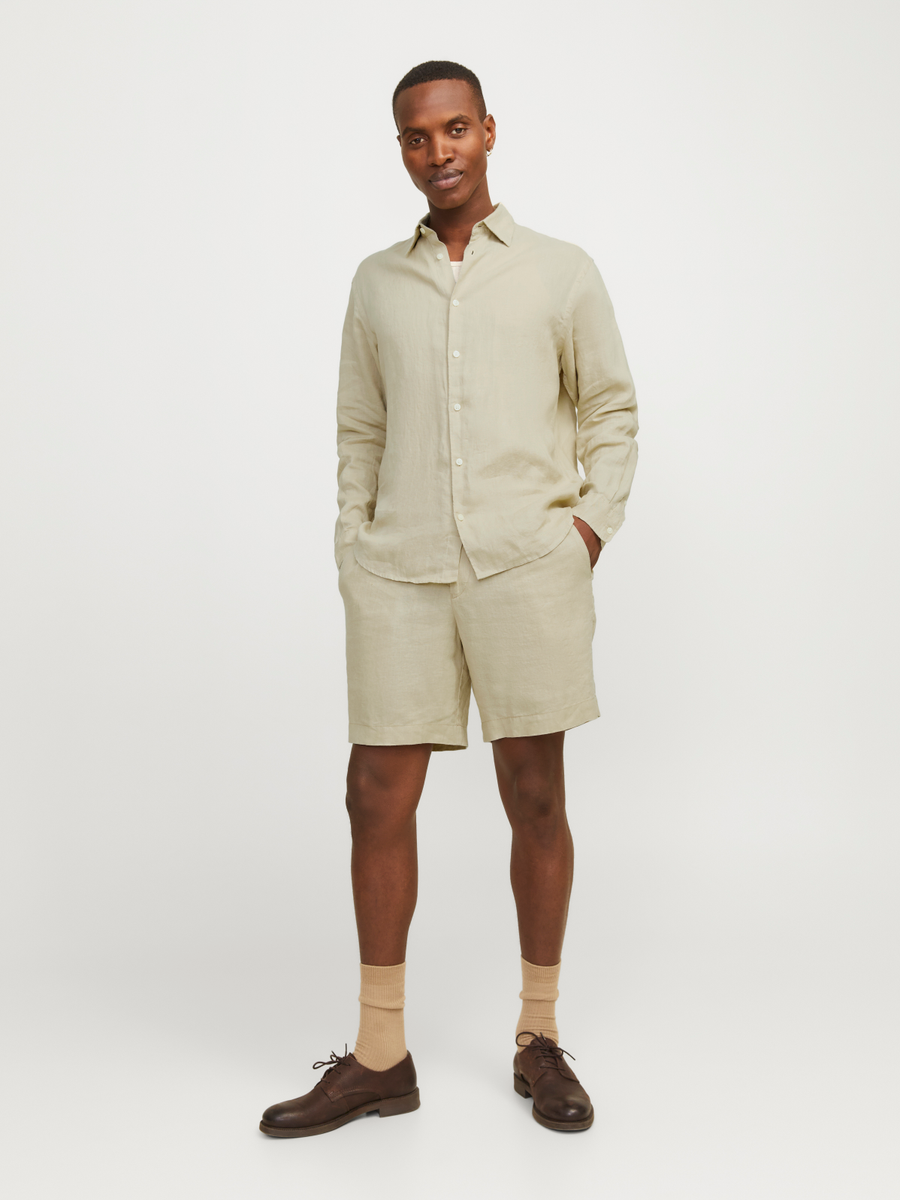 JPSTBILL LAWRENCE LINEN SHORTS REG LN