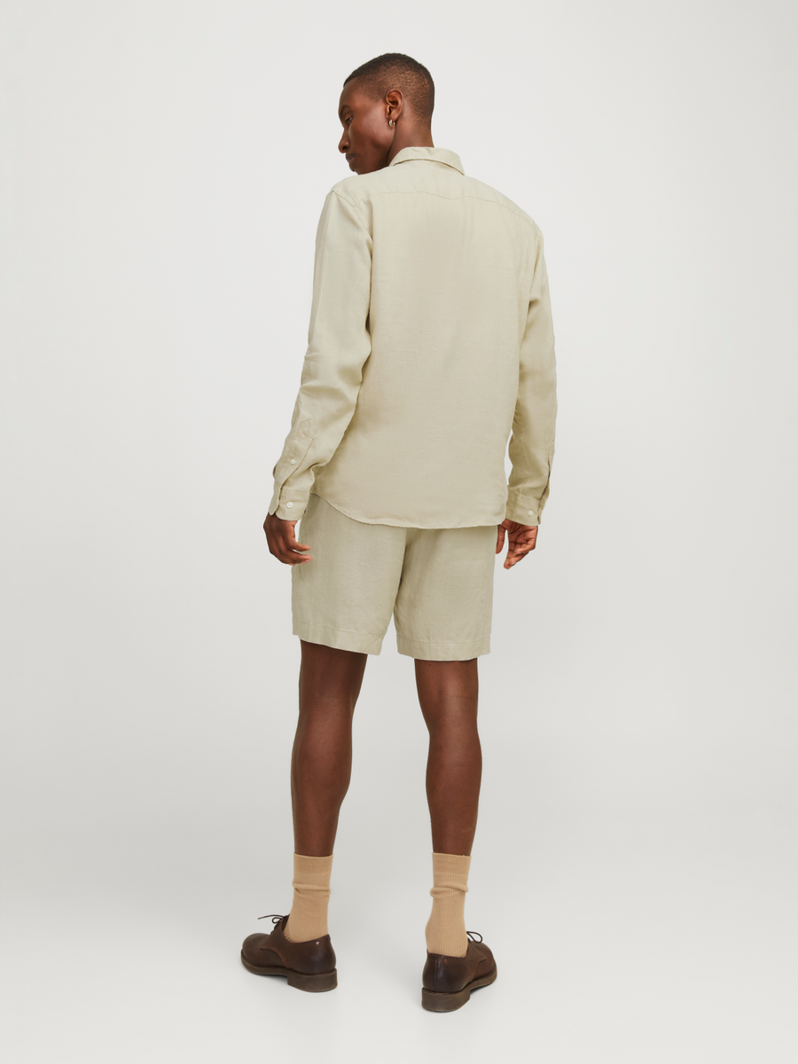JPSTBILL LAWRENCE LINEN SHORTS REG LN