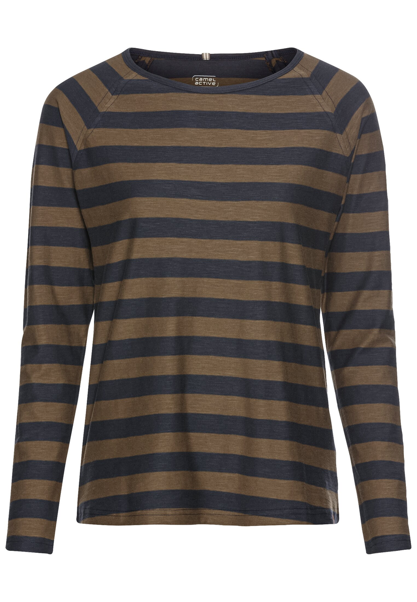 Streifenshirt aus reiner Baumwolle