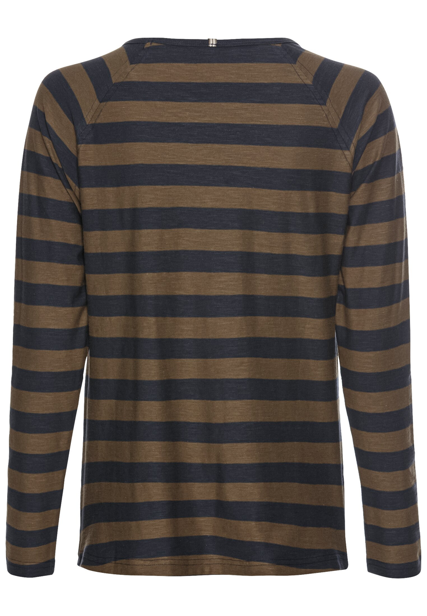 Streifenshirt aus reiner Baumwolle