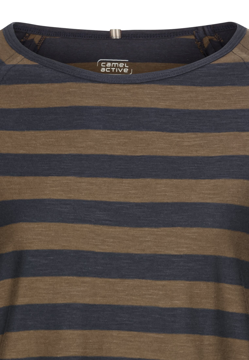 Streifenshirt aus reiner Baumwolle