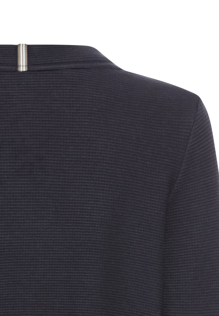 Langarm Sweatshirt mit Waffelmuster