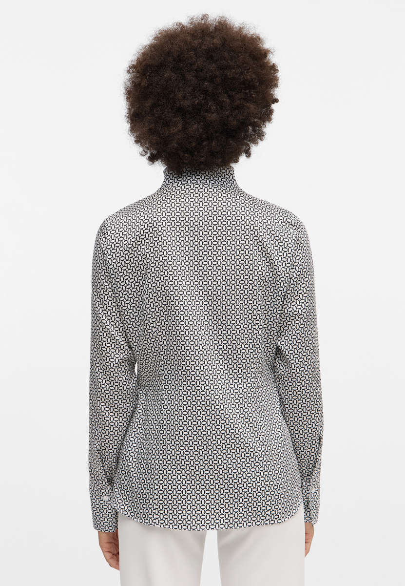 Bluse Satingewebe Langarm