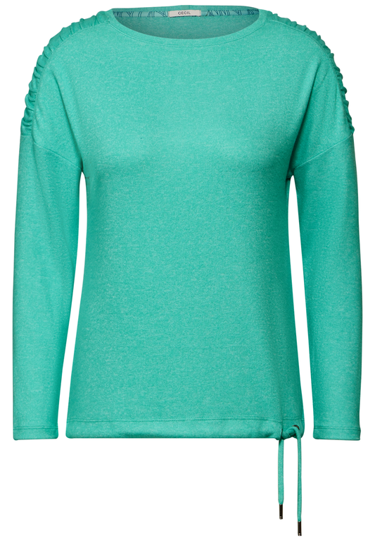 Shirt mit Raffung