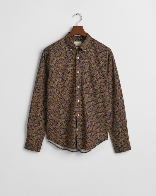 Regular Fit Hemd mit Paisley-Print