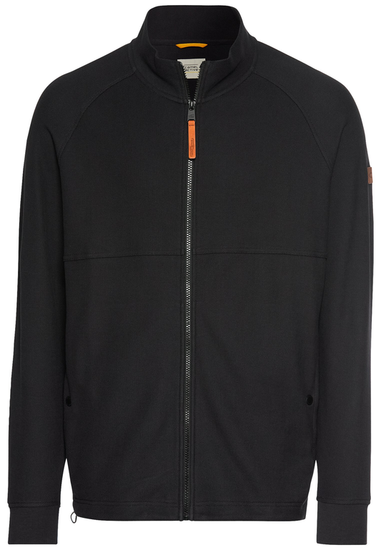 Sweatjacke mit Stehkragen