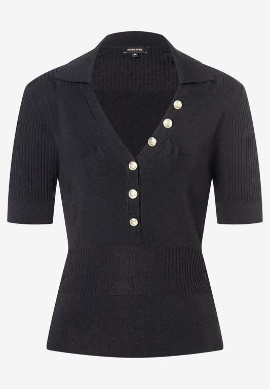 Polo-Pullover  schwarz  Frühjahrs-Kollektion