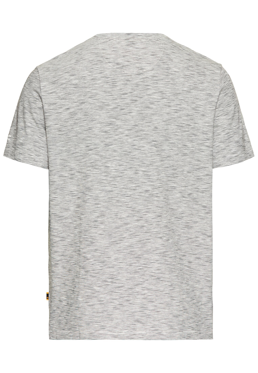 Kurzarm Henley aus reiner Baumwolle