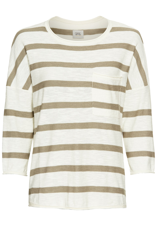 Rundhals Pullover aus Baumwolle