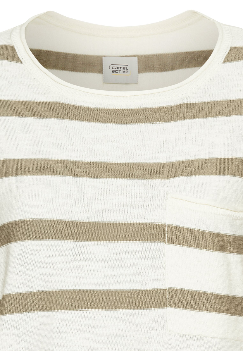 Rundhals Pullover aus Baumwolle