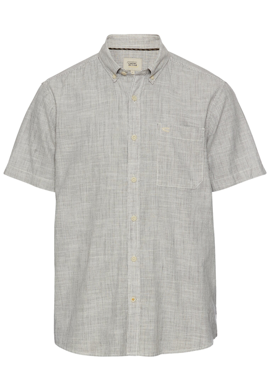 Kurzarmhemd mit Strukturmuster