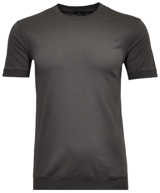 Pima T-Shirt Rundhals mit Bündchen