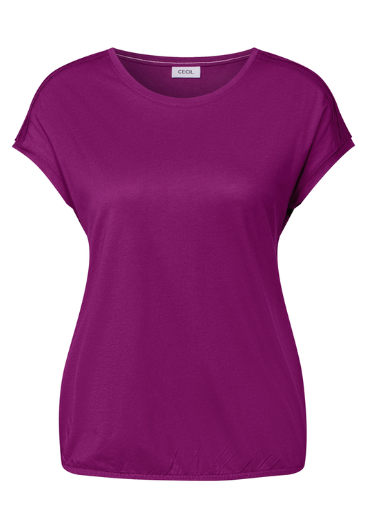 Shirt in Unifarbe