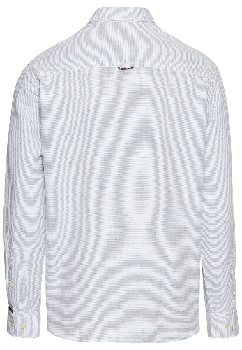 Langarmhemd aus Leinenmix