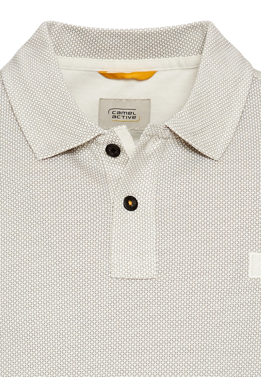 Kurzarm Poloshirt aus reiner Baumwolle