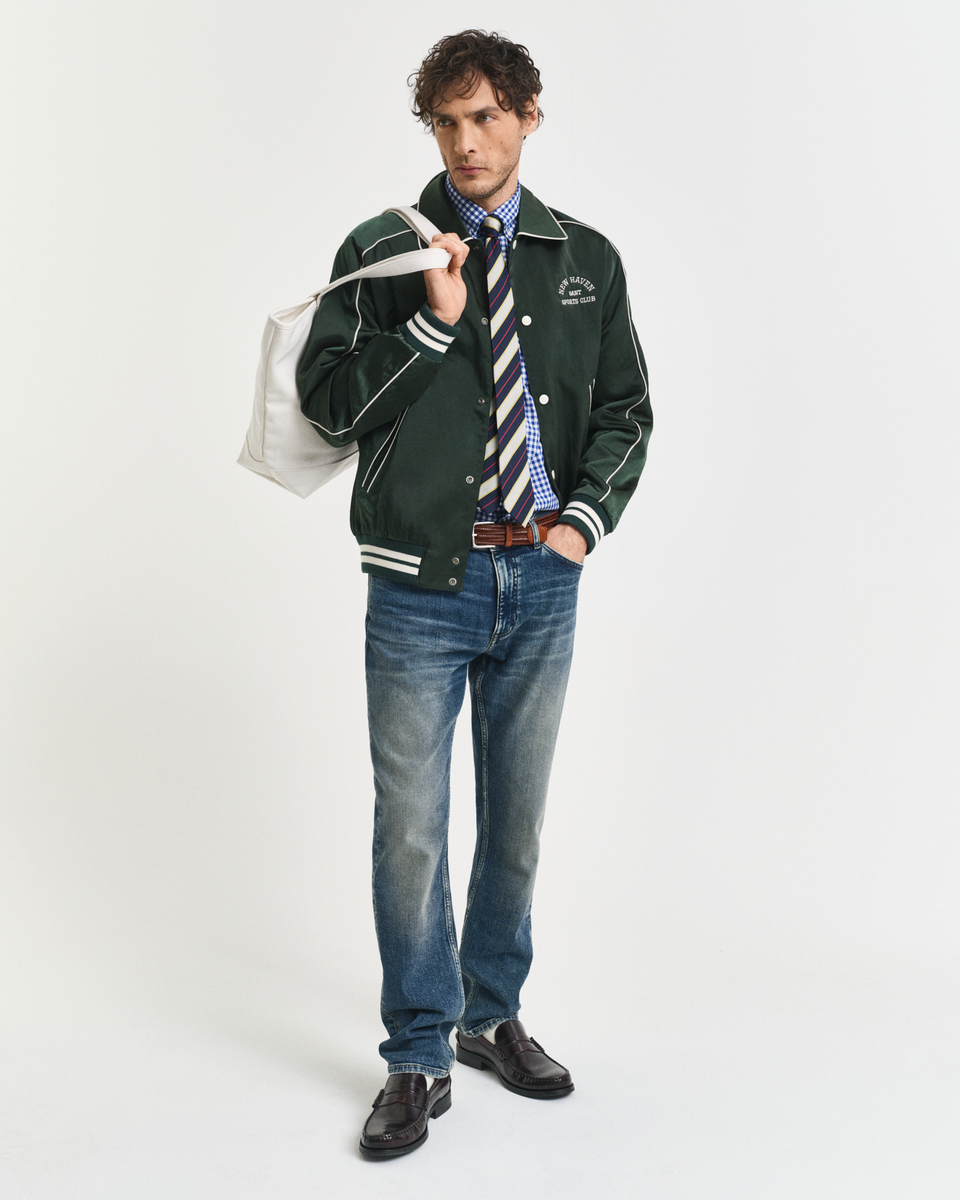 Regular Fit Classic Popeline Hemd mit Vichy-Karo