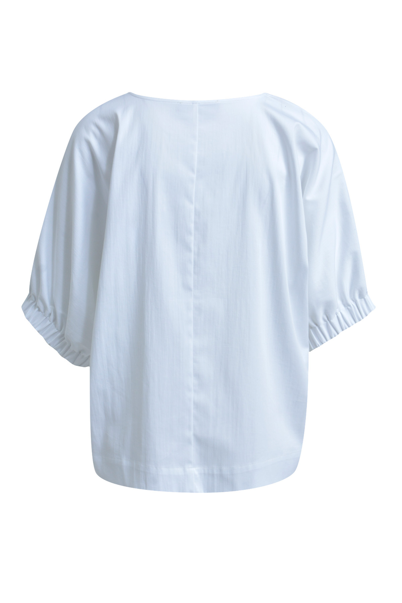 Gathered Cuff Blouse