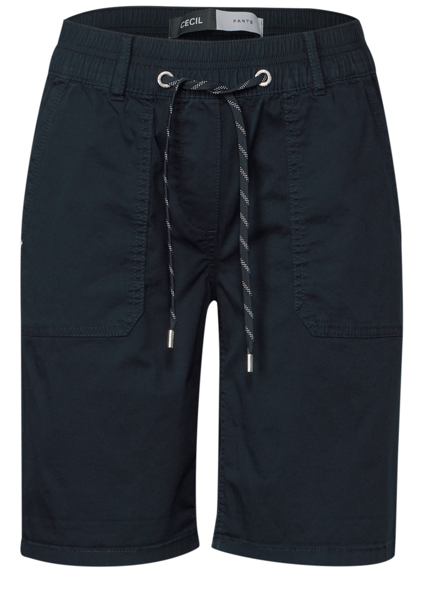 Twill Shorts im Washed-Look