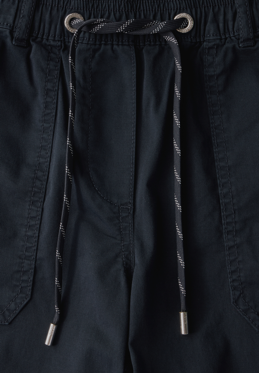 Twill Shorts im Washed-Look