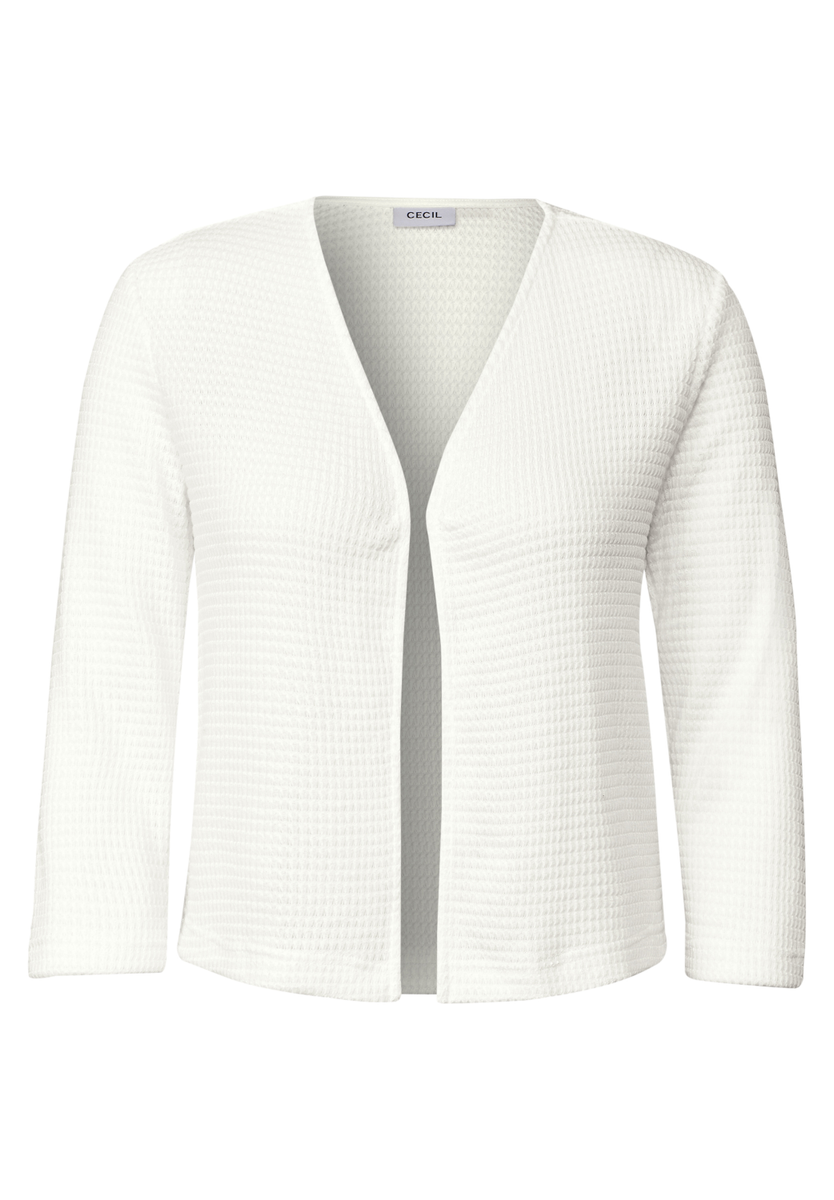 Offene Ajour-Look Jacke