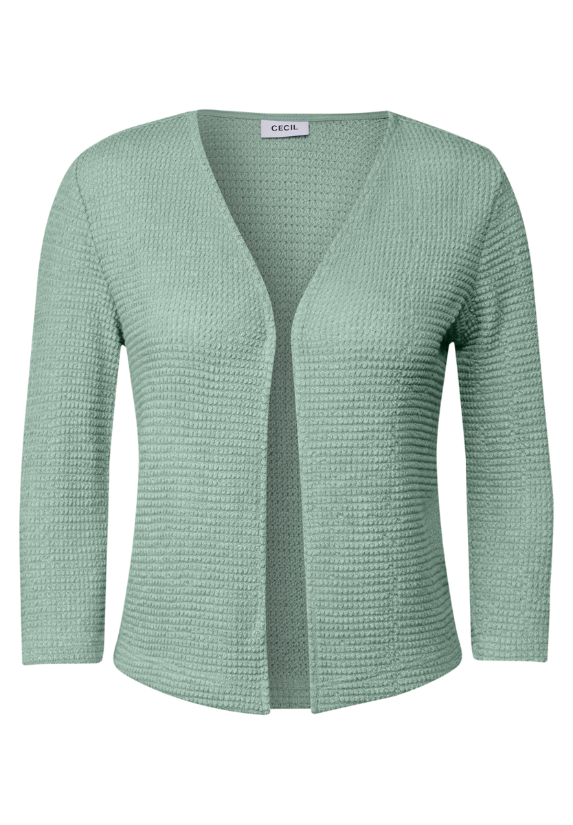 Offene Ajour-Look Jacke