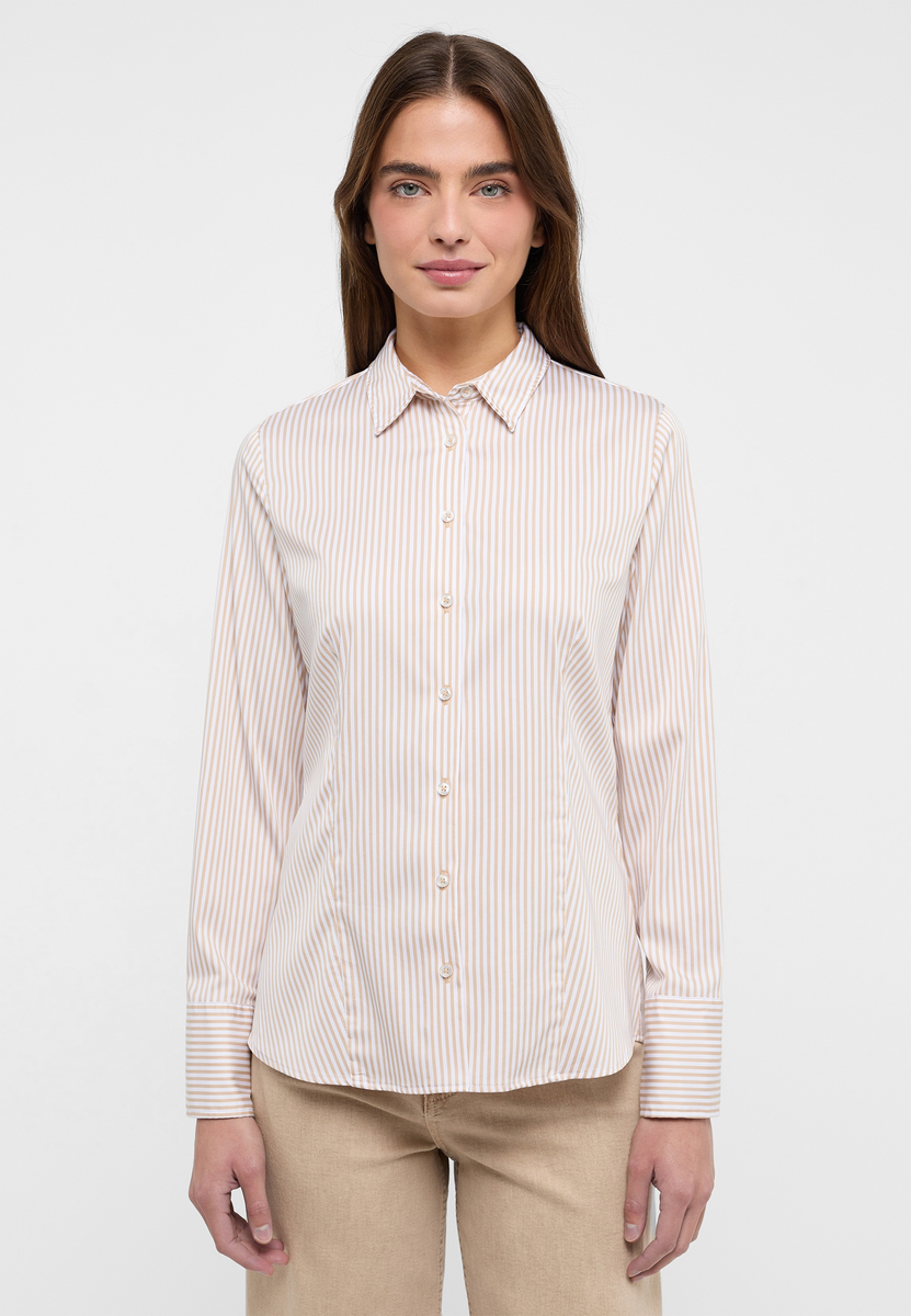 Bluse Satingewebe Langarm