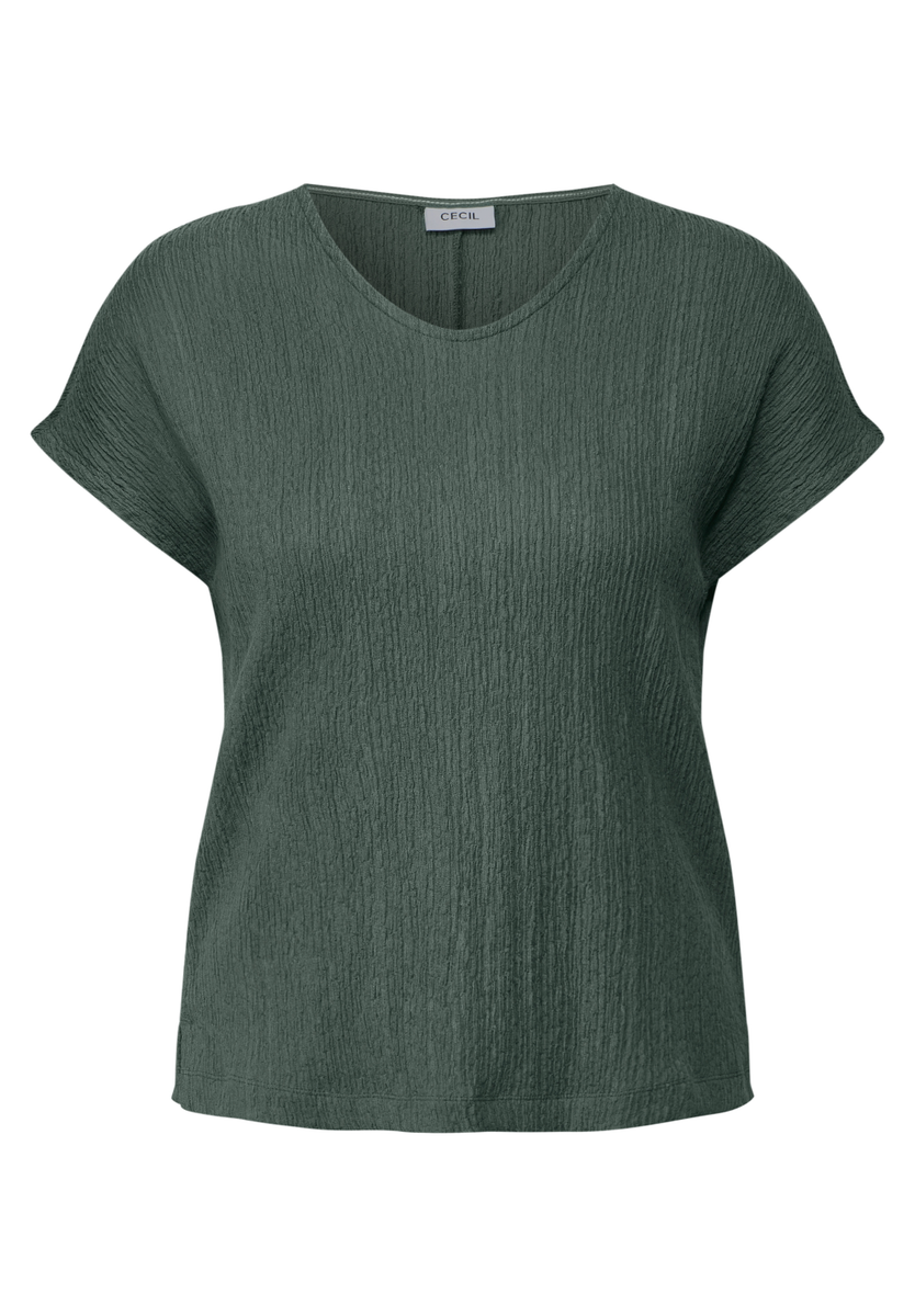 Shirt mit Smok-Struktur