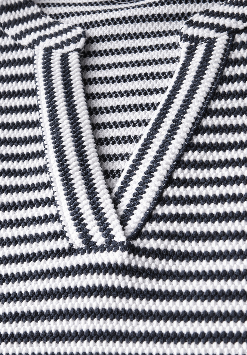 Gestreiftes Strukturshirt