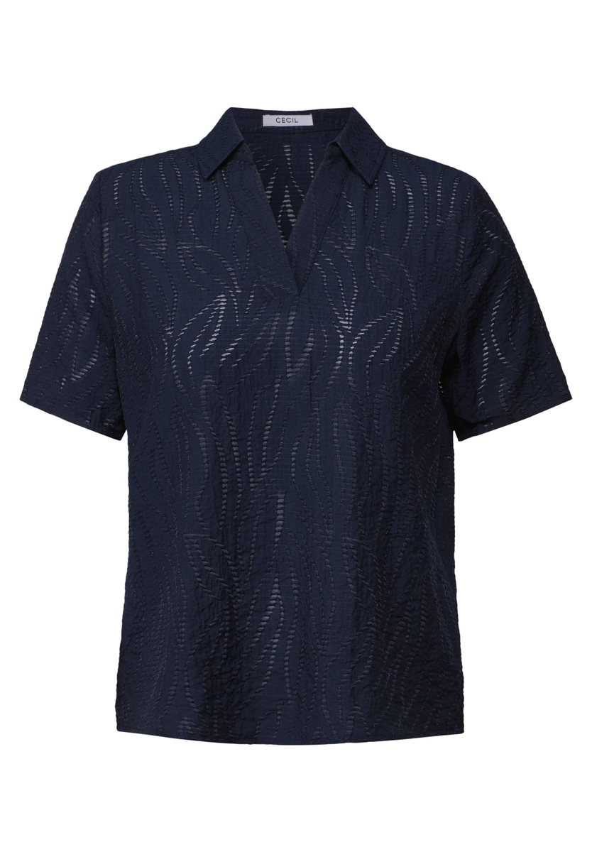 Blusenshirt mit Struktur