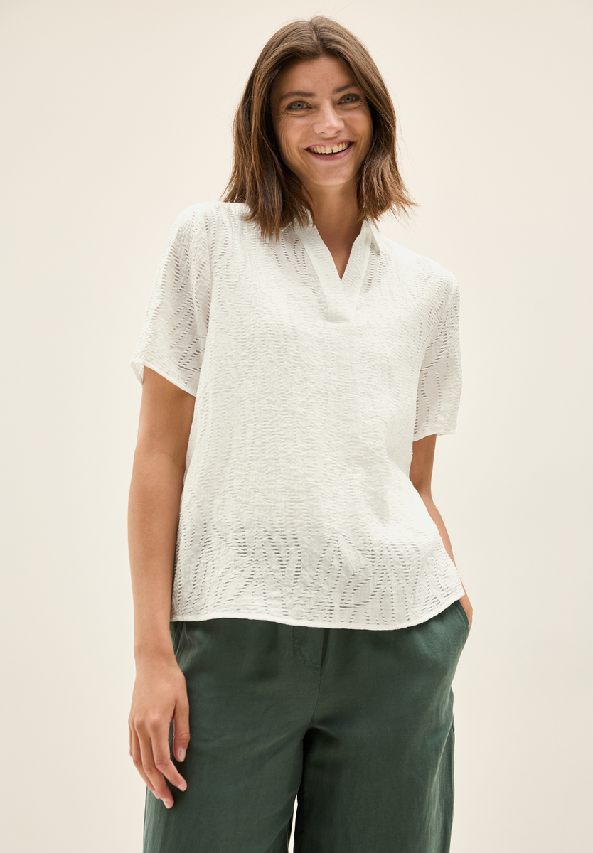 Blusenshirt mit Struktur