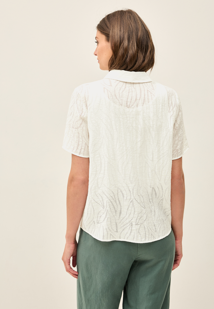 Blusenshirt mit Struktur