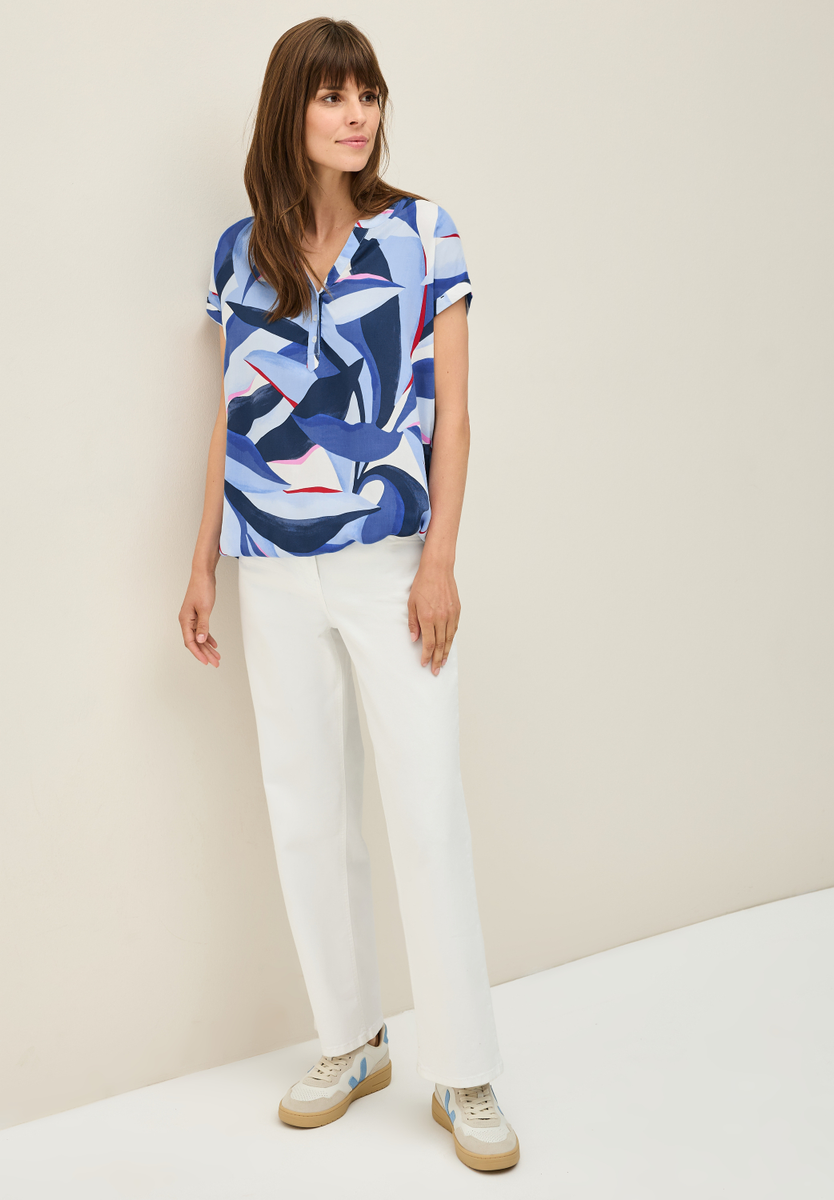 Gemustertes Blusenshirt