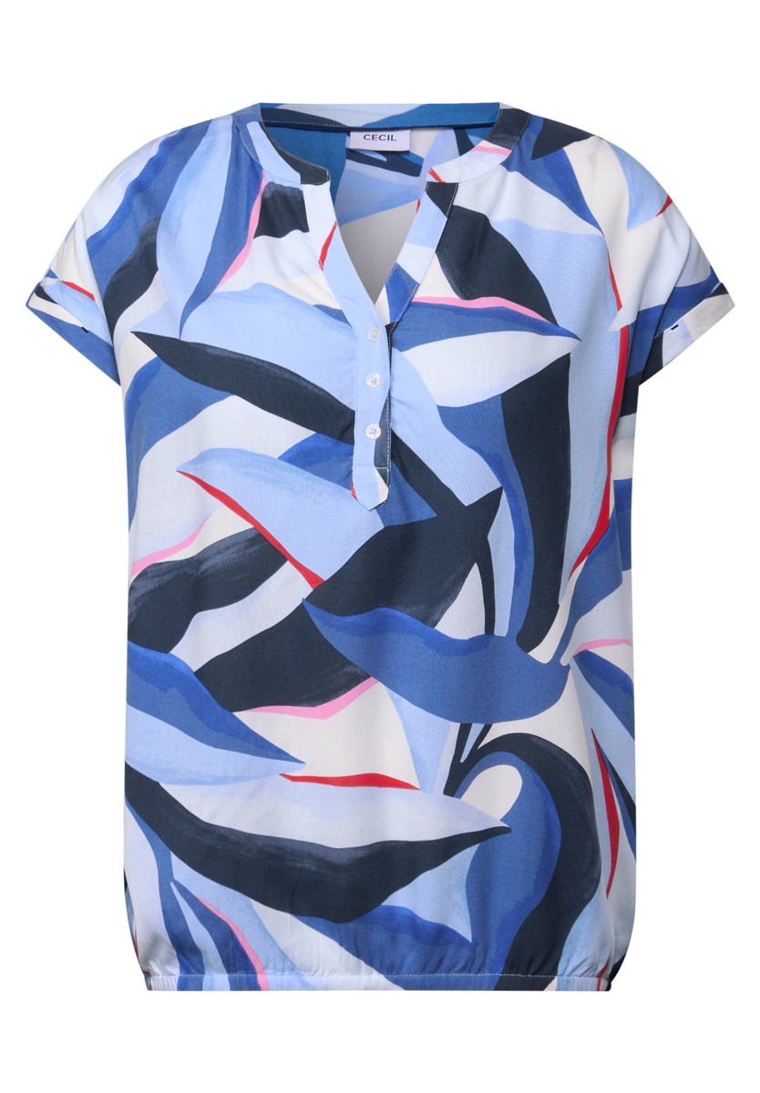 Gemustertes Blusenshirt