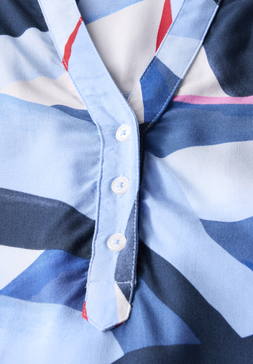 Gemustertes Blusenshirt
