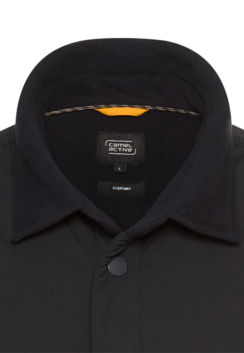 Overshirt mit Hemdkragen