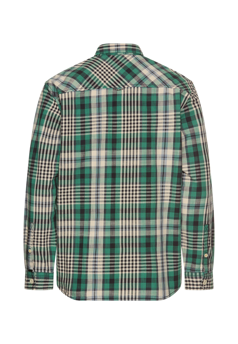 Langarm Hemd mit Kentkragen und Brusttaschen