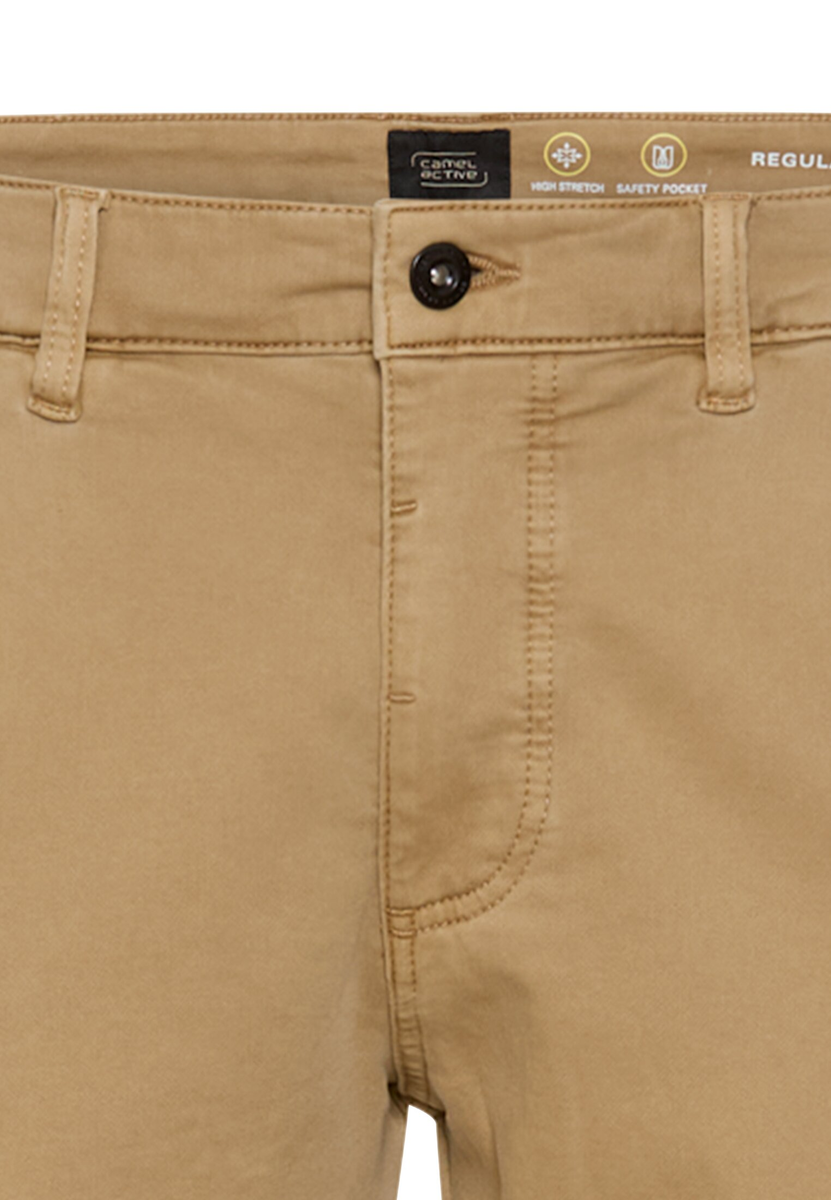 fleXXXactive® Chino Regular Fit aus Baumwollmix