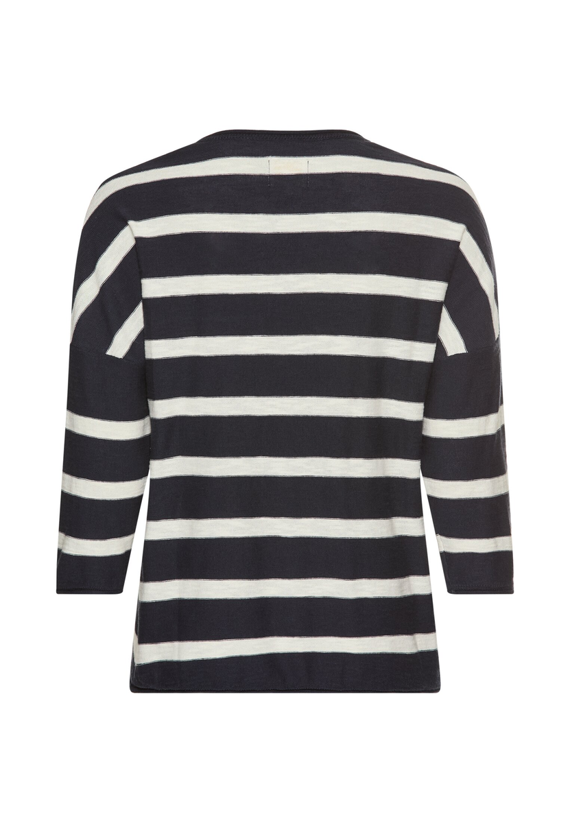 Boxy Strickpullover mit 3/4-Ärmeln