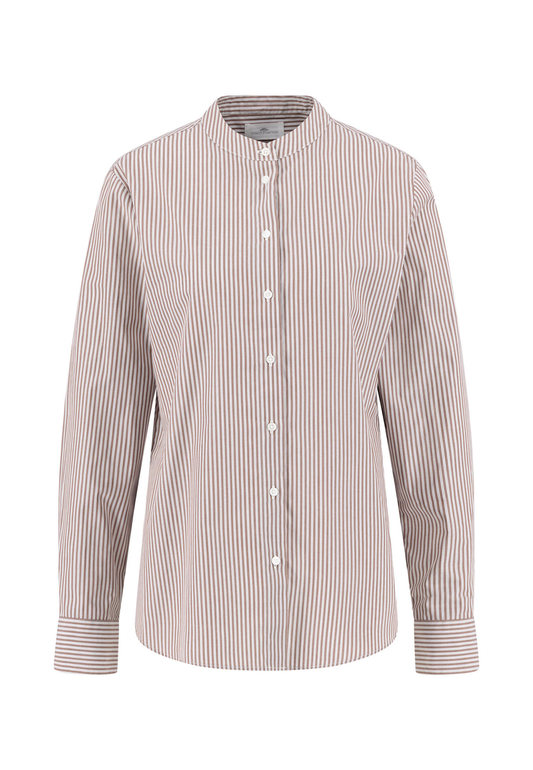 BLOUSE CST FINESTRIPE