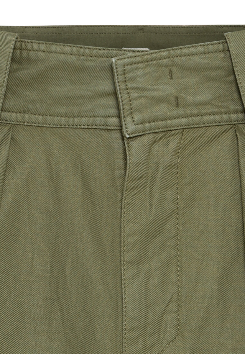 Rock aus leichtem Baumwoll-Leinen Mix